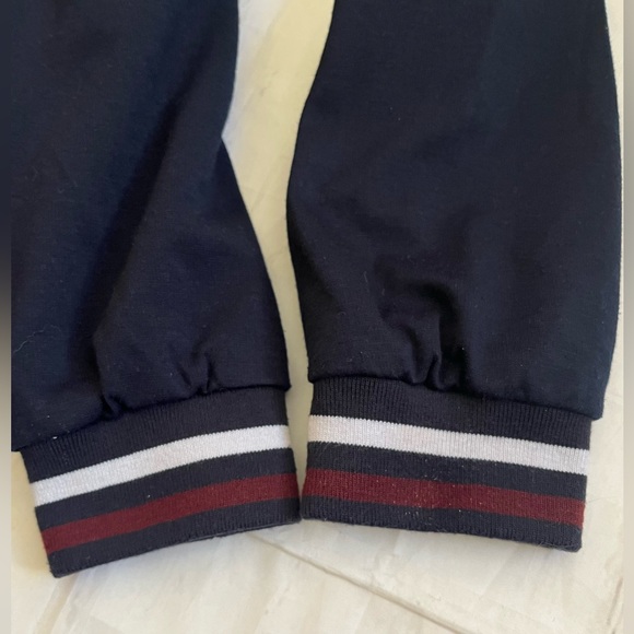 Halogen Navy Rib Trim Ponte Knit Jacket Coat Small - Picture 9 of 12